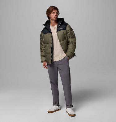 Giacca imbottita con cappuccio Puffect II da uomo, Color: Stone Green, Black, image 22