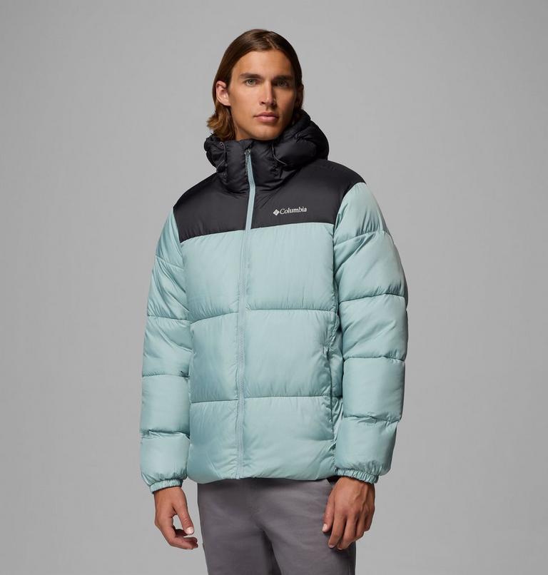 Chaqueta acolchada con capucha Puffect II para hombre, Color: Crushed Blue, Shark, image 4