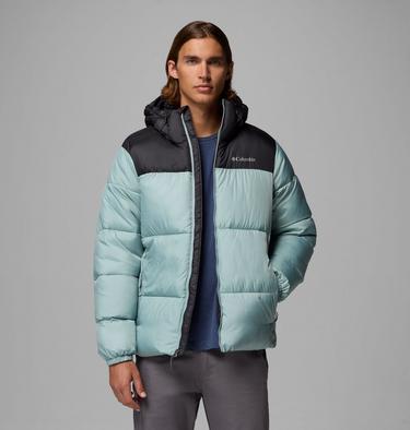 Giacca imbottita con cappuccio Puffect II da uomo, Color: Crushed Blue, Shark, image 1