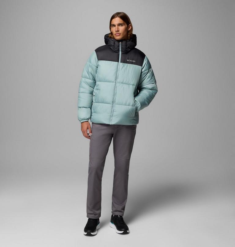 Chaqueta acolchada con capucha Puffect II para hombre, Color: Crushed Blue, Shark, image 2