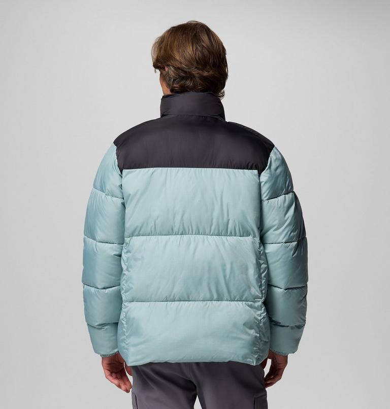 Men's Puffect III Puffer Jacket, Color: Crushed Blue, Shark, image 3