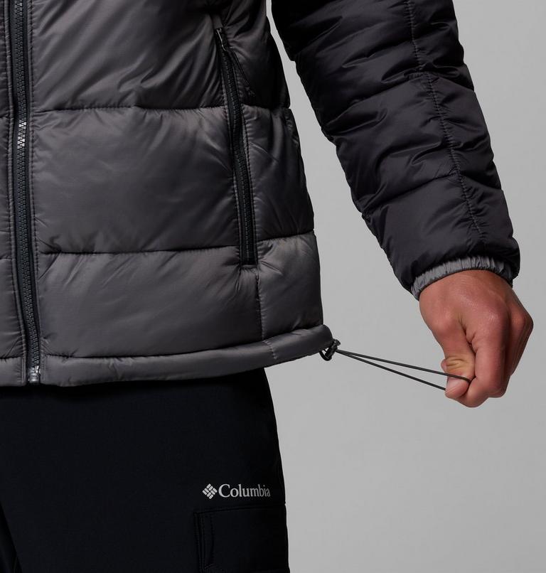Men's Buck Butte II Hooded Insulated Jacket, Color: City Grey, Shark, image 7