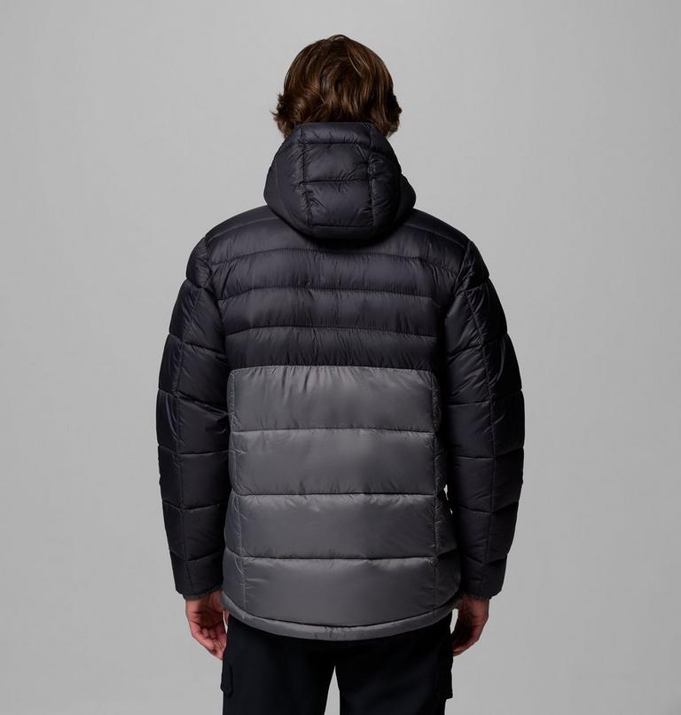 Men's Buck Butte II Hooded Insulated Jacket, Color: City Grey, Shark, image 3