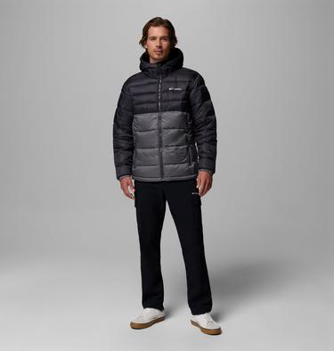 Men's Buck Butte II Hooded Insulated Jacket, Color: City Grey, Shark, image 8