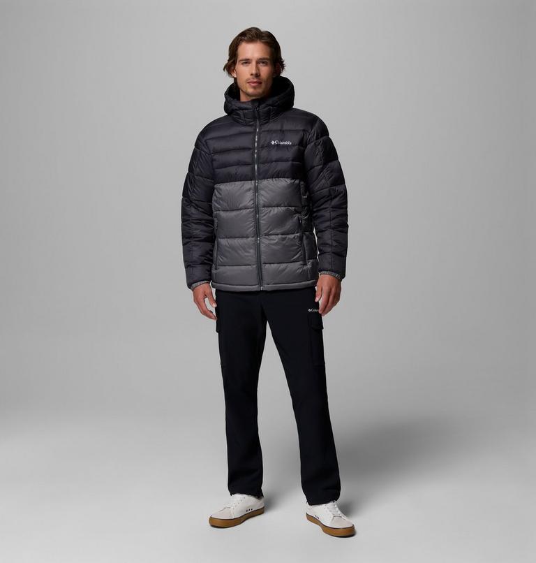 Men's Buck Butte II Hooded Insulated Jacket, Color: City Grey, Shark, image 2