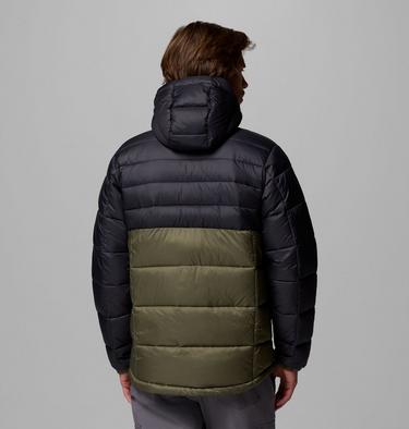 Men's Buck Butte II Hooded Insulated Jacket, Color: Stone Green, Shark, image 11