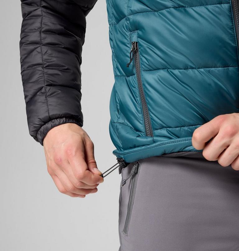 Men's Buck Butte II Hooded Insulated Jacket, Color: Everblue, Shark, image 7