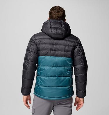 Men's Buck Butte II Hooded Insulated Jacket, Color: Everblue, Shark, image 7