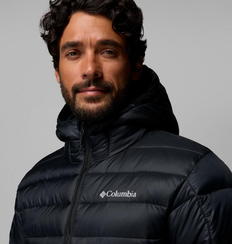 Men's Buck Butte II Hooded Insulated Jacket, Color: Phoenix Blue, Black, image 6