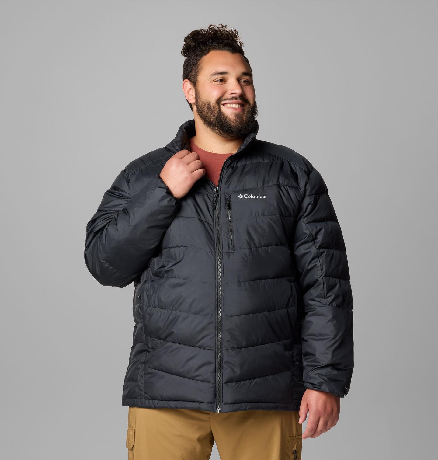 Мужская куртка Columbia Labyrinth Loop II Jacket - Big, цвет: Чёрный — фото 1