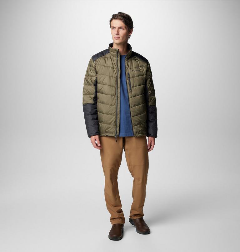 Men's Labyrinth Loop II Insulated Jacket, Color: Stone Green, Shark, image 3