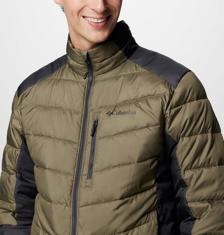 Men's Labyrinth Loop II Insulated Jacket, Color: Stone Green, Shark, image 5