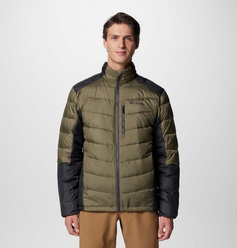 Men's Labyrinth Loop II Insulated Jacket, Color: Stone Green, Shark, image 1