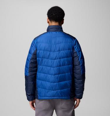 Veste Isolée Labyrinth Loop II Homme, Color: Mountain Blue, Collegiate Navy, image 3