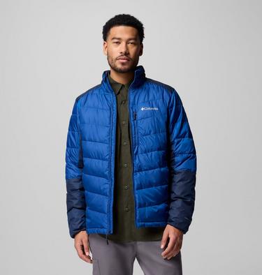 Veste Isolée Labyrinth Loop II Homme, Color: Mountain Blue, Collegiate Navy, image 1