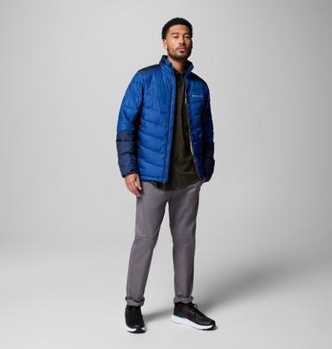Veste Isolée Labyrinth Loop II Homme, Color: Mountain Blue, Collegiate Navy, image 2
