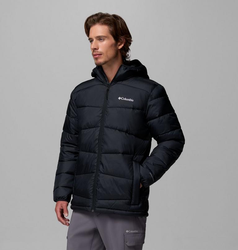 Men's Fivemile Butte II Hooded Puffer Jacket, Color: Black, image 4