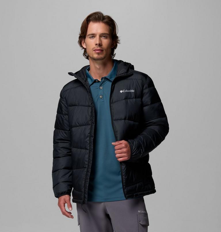 Men's Fivemile Butte II Hooded Puffer Jacket, Color: Black, image 5