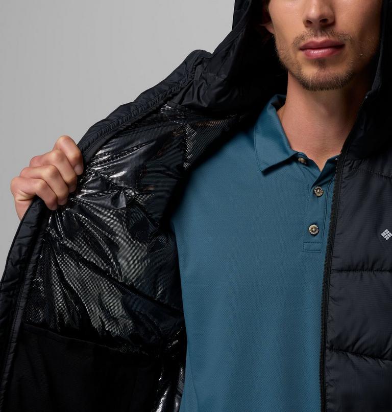 Men's Fivemile Butte II Hooded Puffer Jacket, Color: Black, image 6