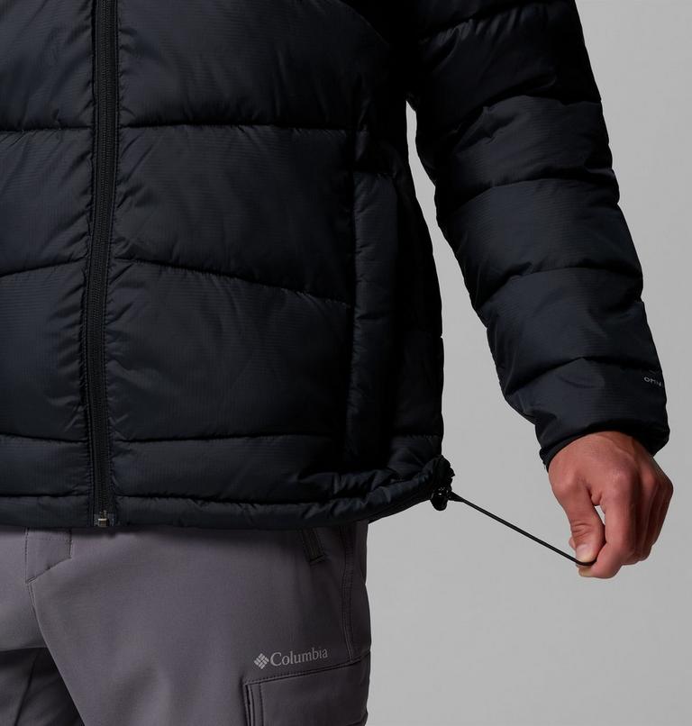 Men's Fivemile Butte II Hooded Puffer Jacket, Color: Black, image 7