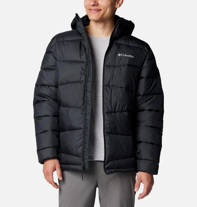 Men's Fivemile Butte II Hooded Puffer Jacket, Color: Black, image 9