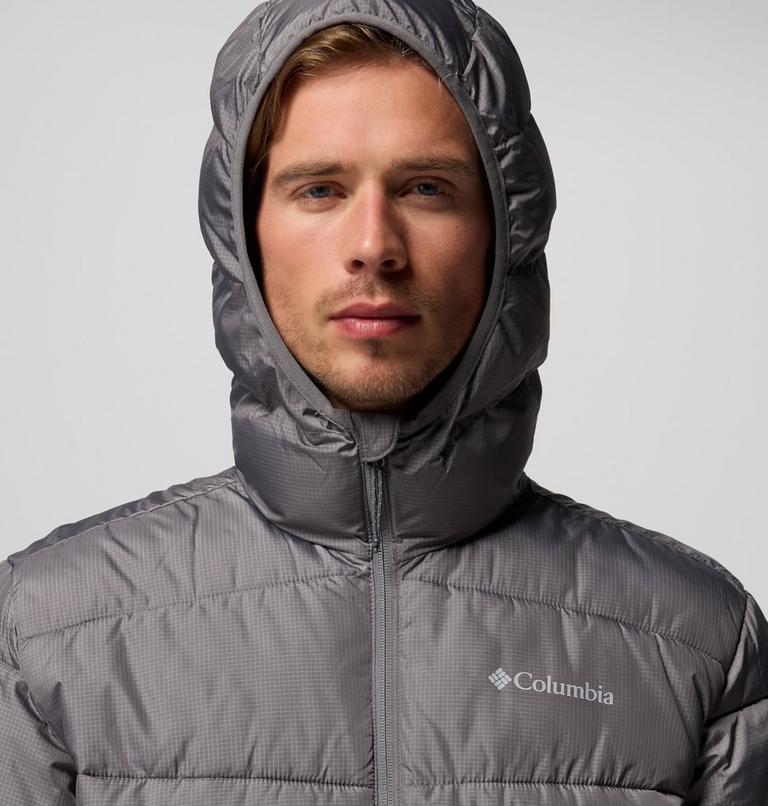 Men's Fivemile Butte II Hooded Puffer Jacket, Color: City Grey, image 7
