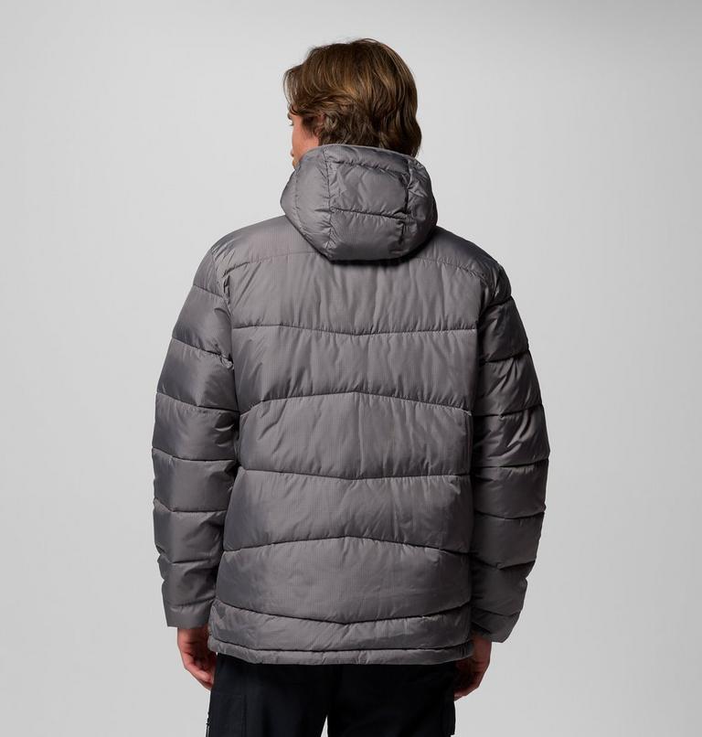 Men's Fivemile Butte II Hooded Puffer Jacket, Color: City Grey, image 3