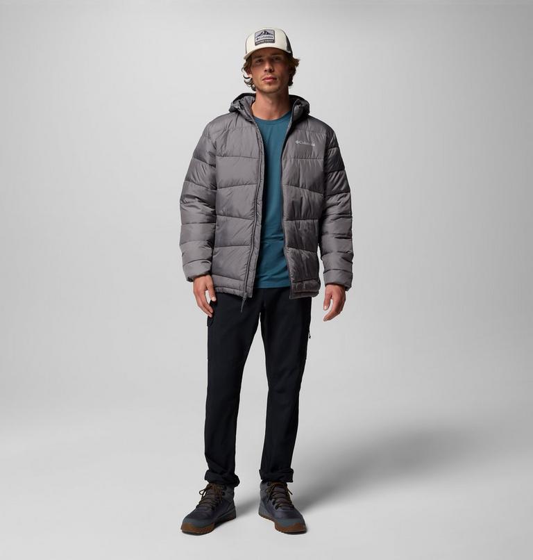 Men's Fivemile Butte II Hooded Puffer Jacket, Color: City Grey, image 2