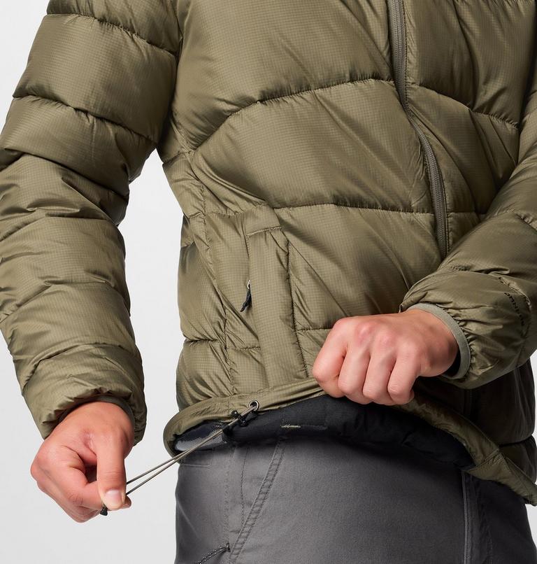 Men's Fivemile Butte II Hooded Puffer Jacket, Color: Stone Green, image 6
