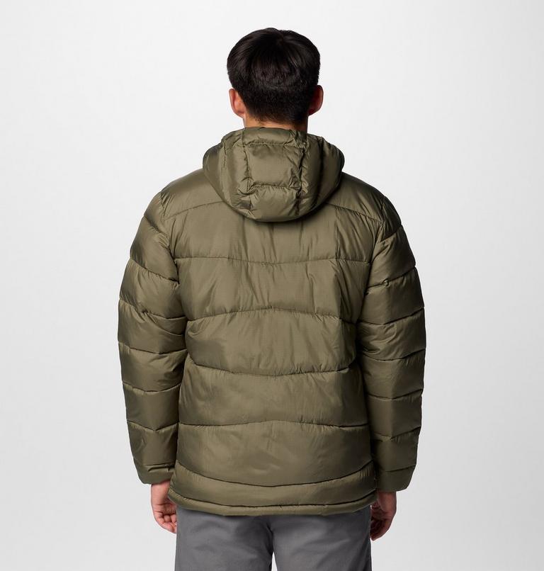 Men's Fivemile Butte II Hooded Puffer Jacket, Color: Stone Green, image 2