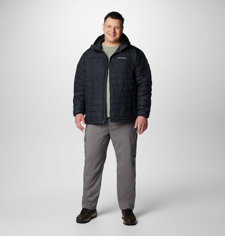 Men's Powder Lite II Hooded Insulated Jacket - Extended Size, Color: Black, image 3