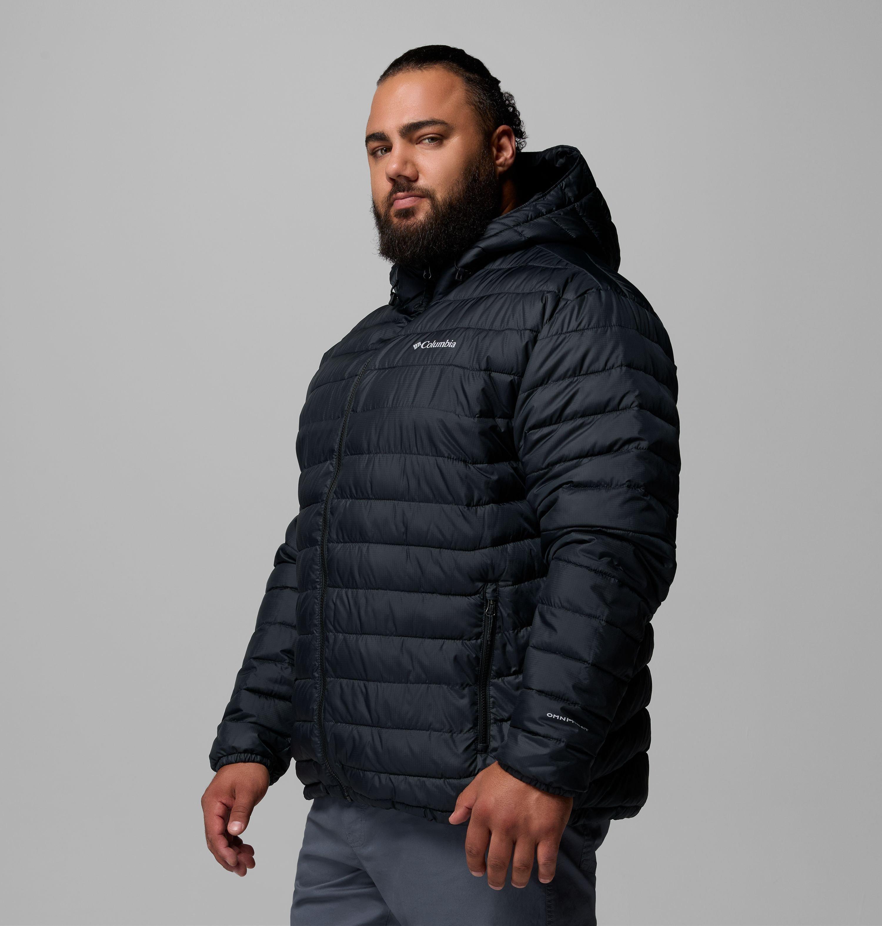 Men's Powder Lite II Hooded Jacket - Big | 011 | 2X 4