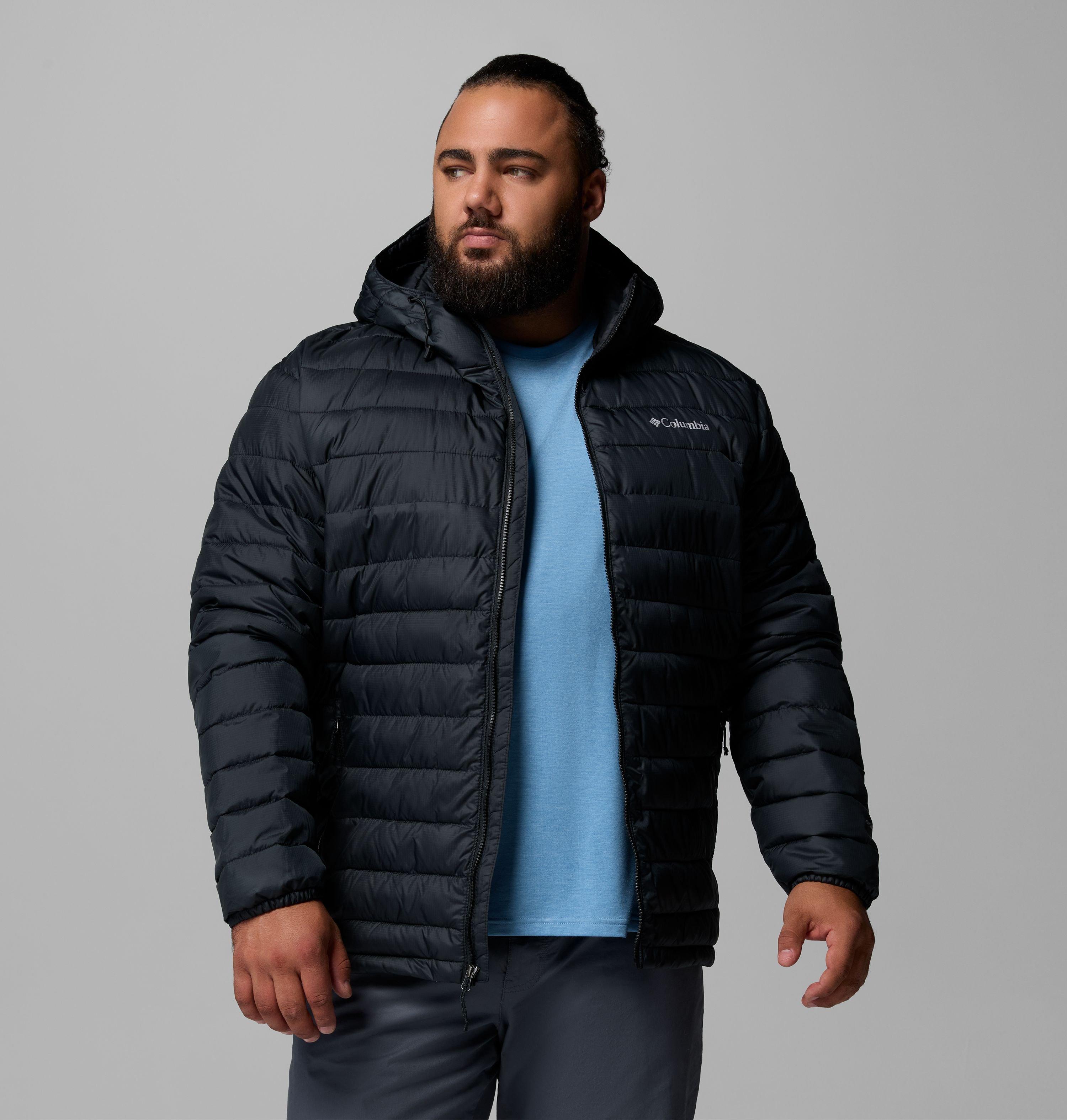 Men's Powder Lite II Hooded Jacket - Big | 011 | 2X 5