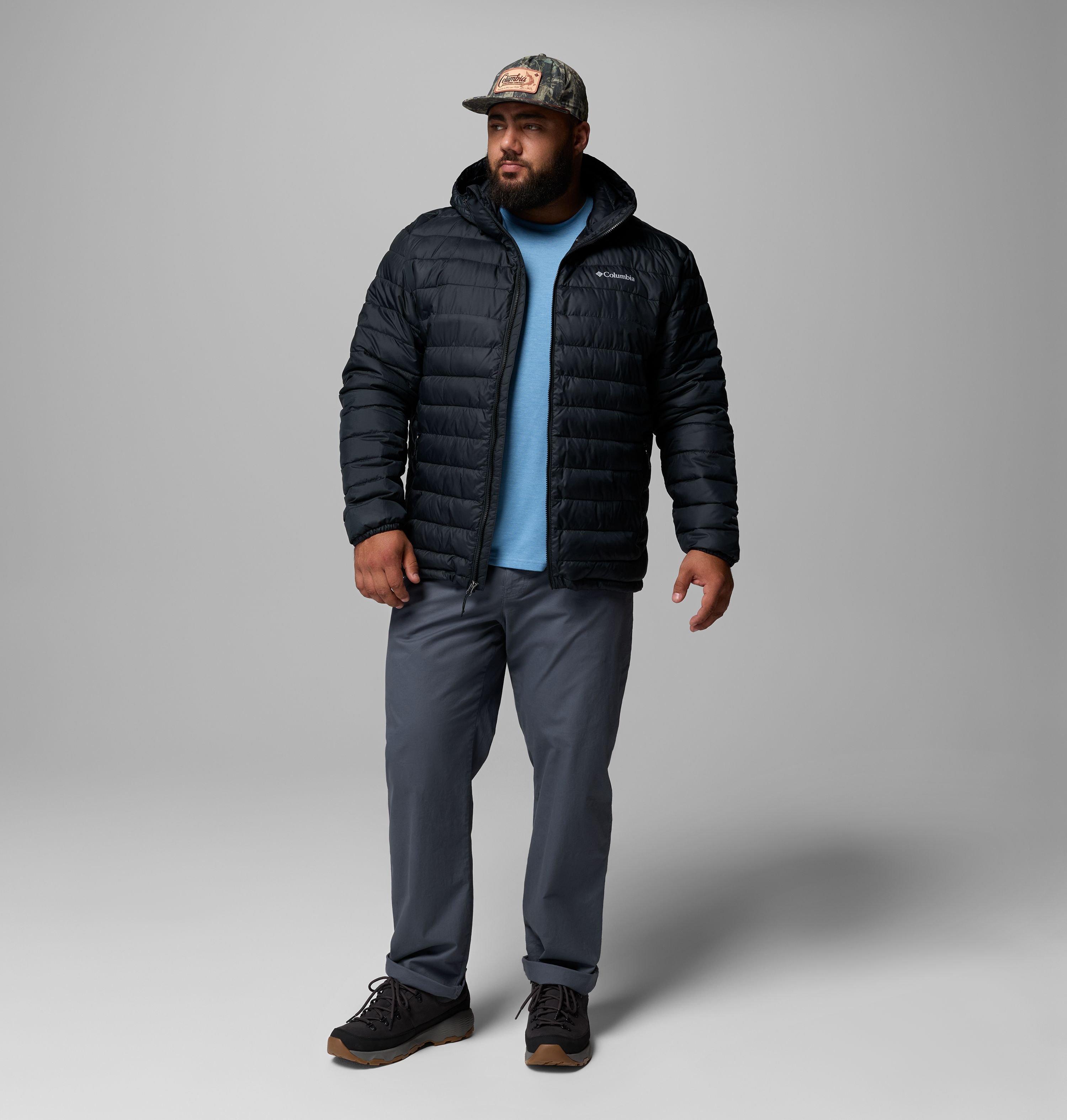 Men's Powder Lite II Hooded Jacket - Big | 011 | 2X 2
