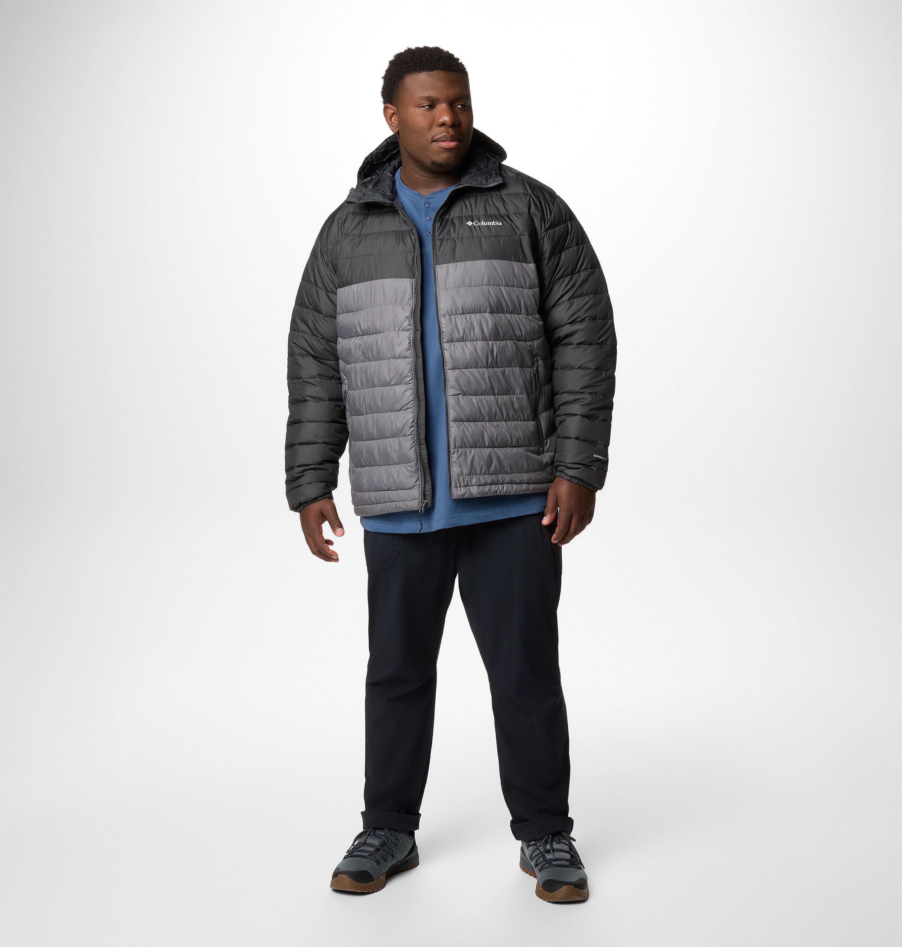 Men's Powder Lite II Hooded Jacket - Big | 023 | 1X 3