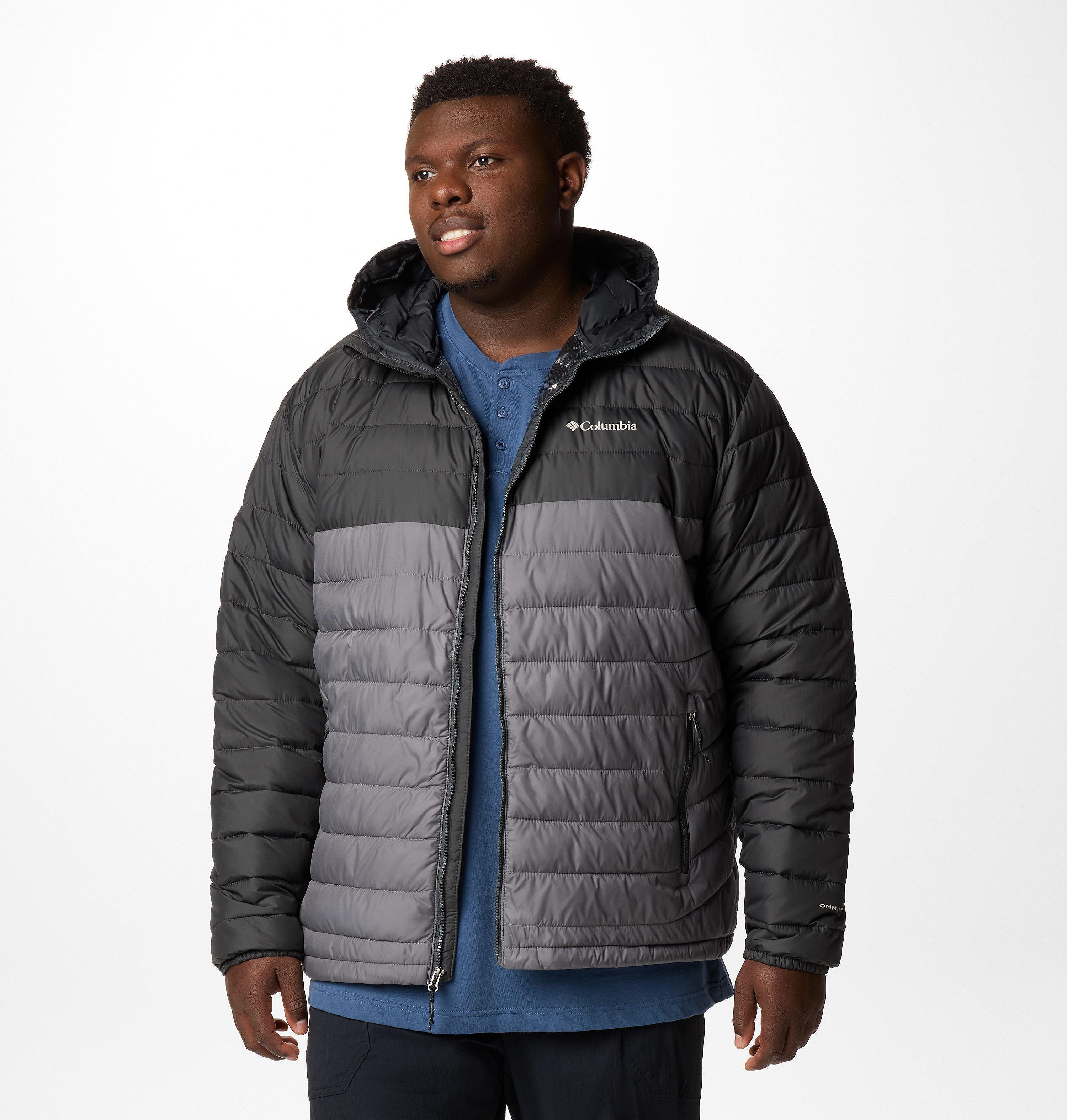 Men's Powder Lite II Hooded Jacket - Big | 023 | 1X 8