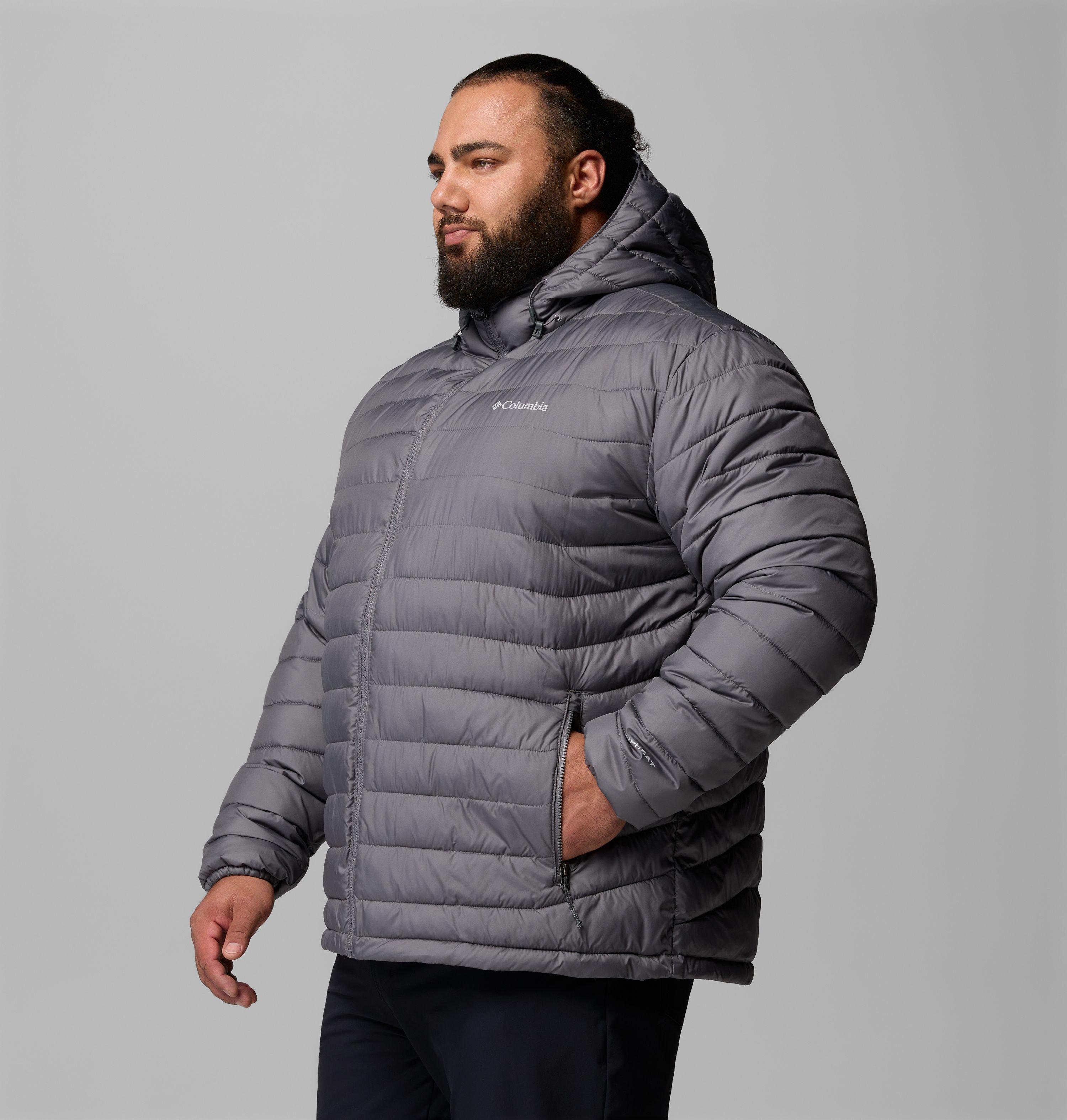 Men's Powder Lite II Hooded Jacket - Big | 024 | 2X 4
