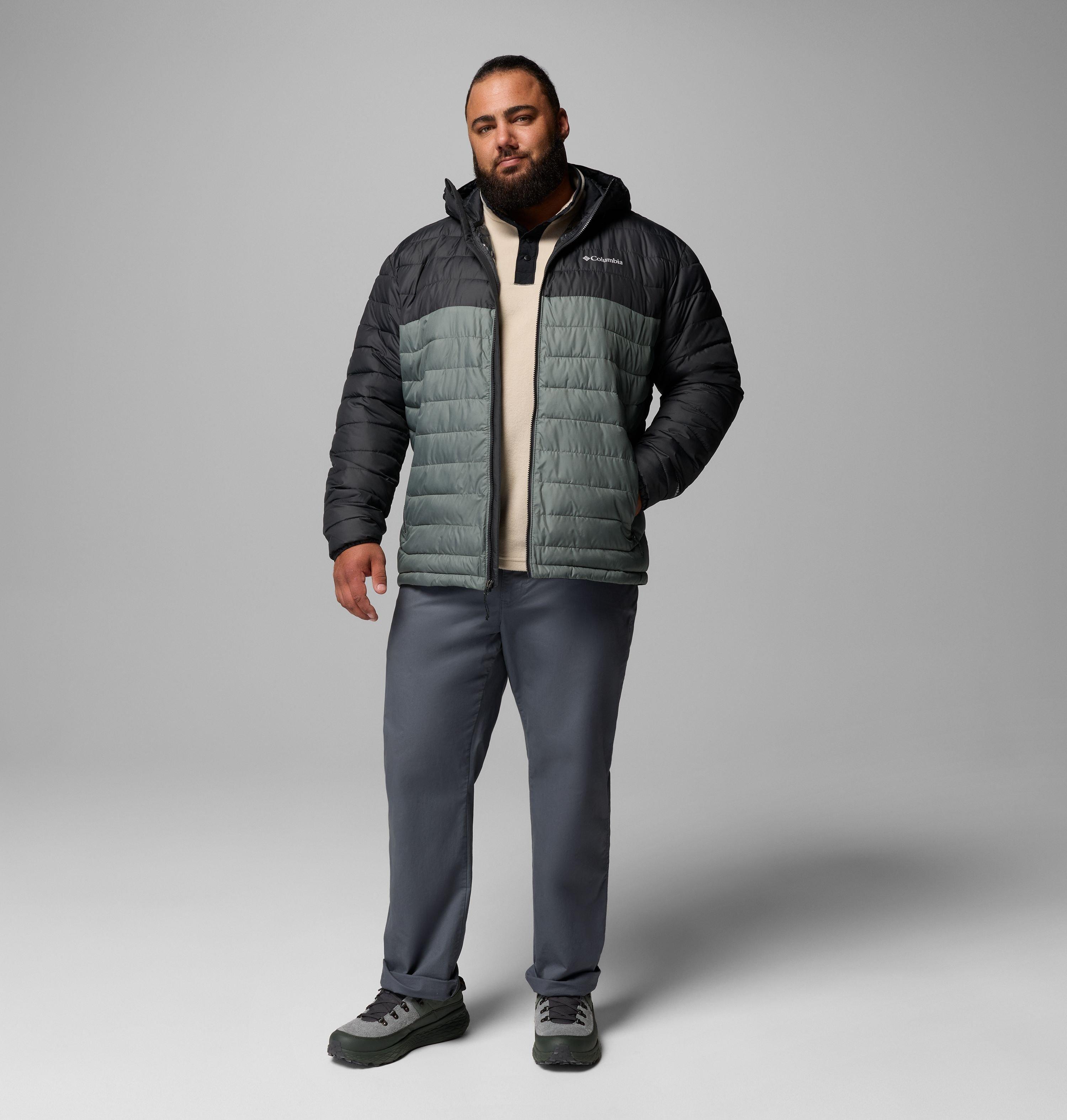 Men's Powder Lite II Hooded Jacket - Big | 342 | 3X 2