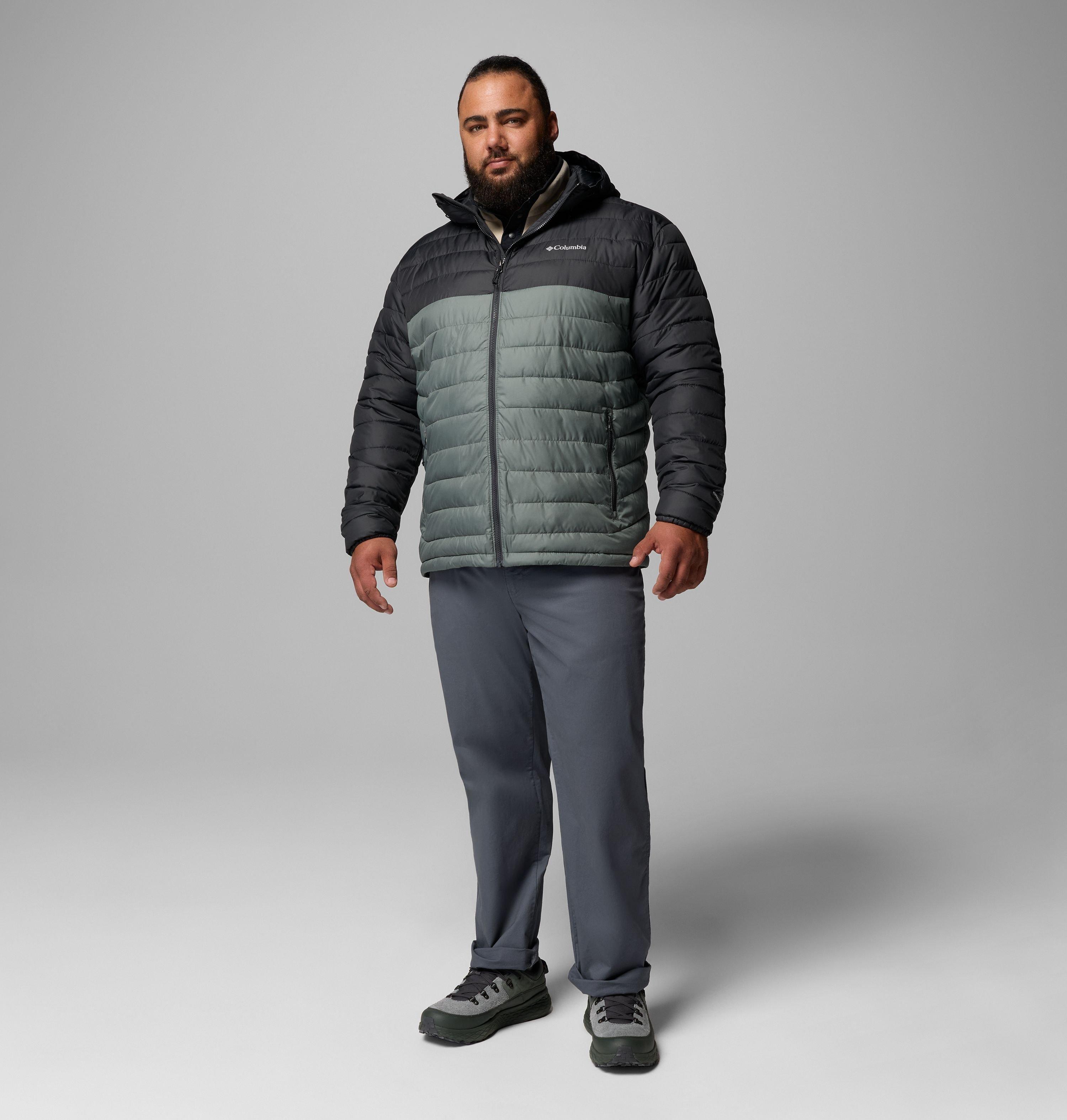 Men's Powder Lite II Hooded Jacket - Big | 342 | 3X 9