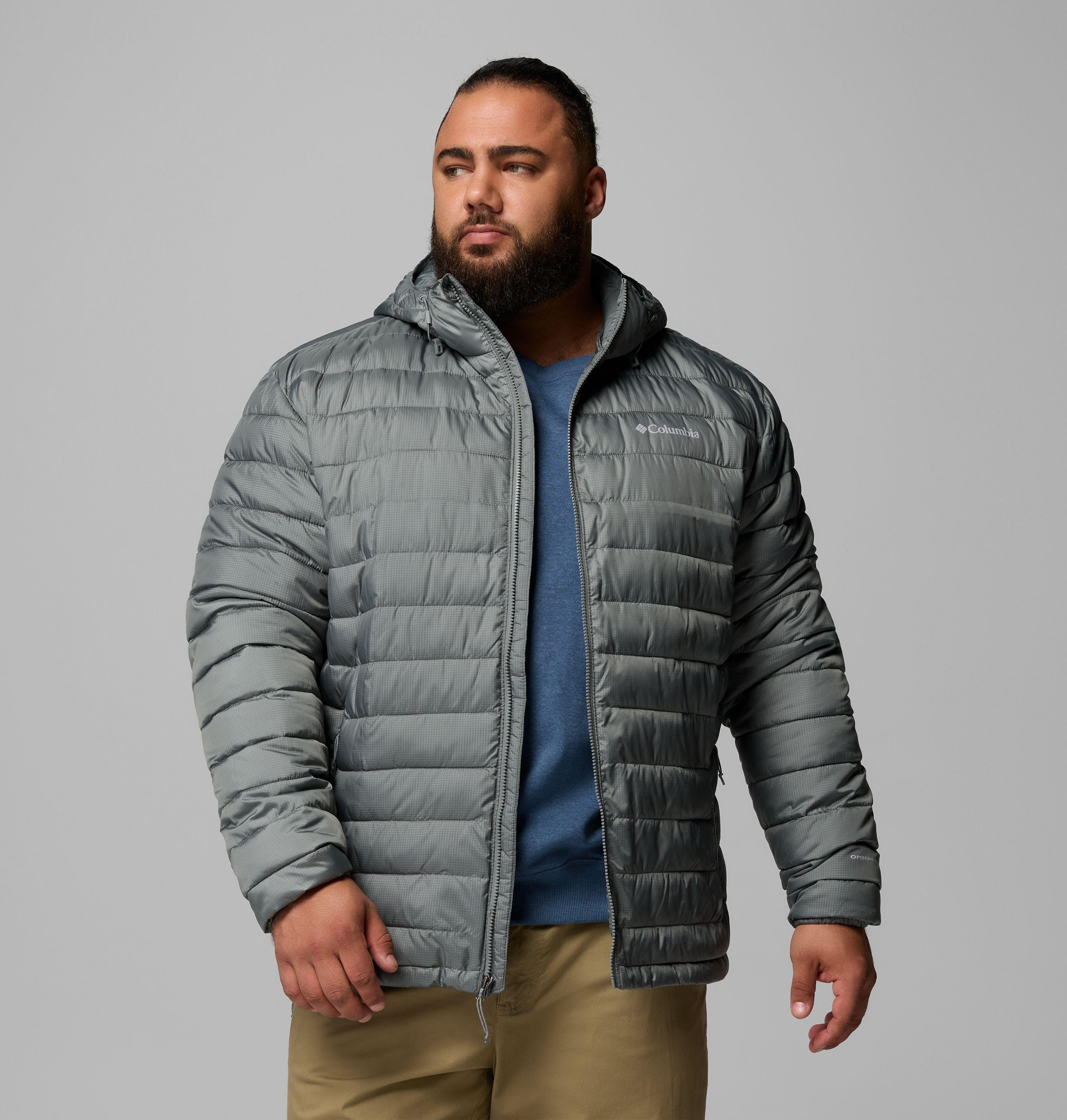 Men's Powder Lite II Hooded Jacket - Big | 343 | 1X 5
