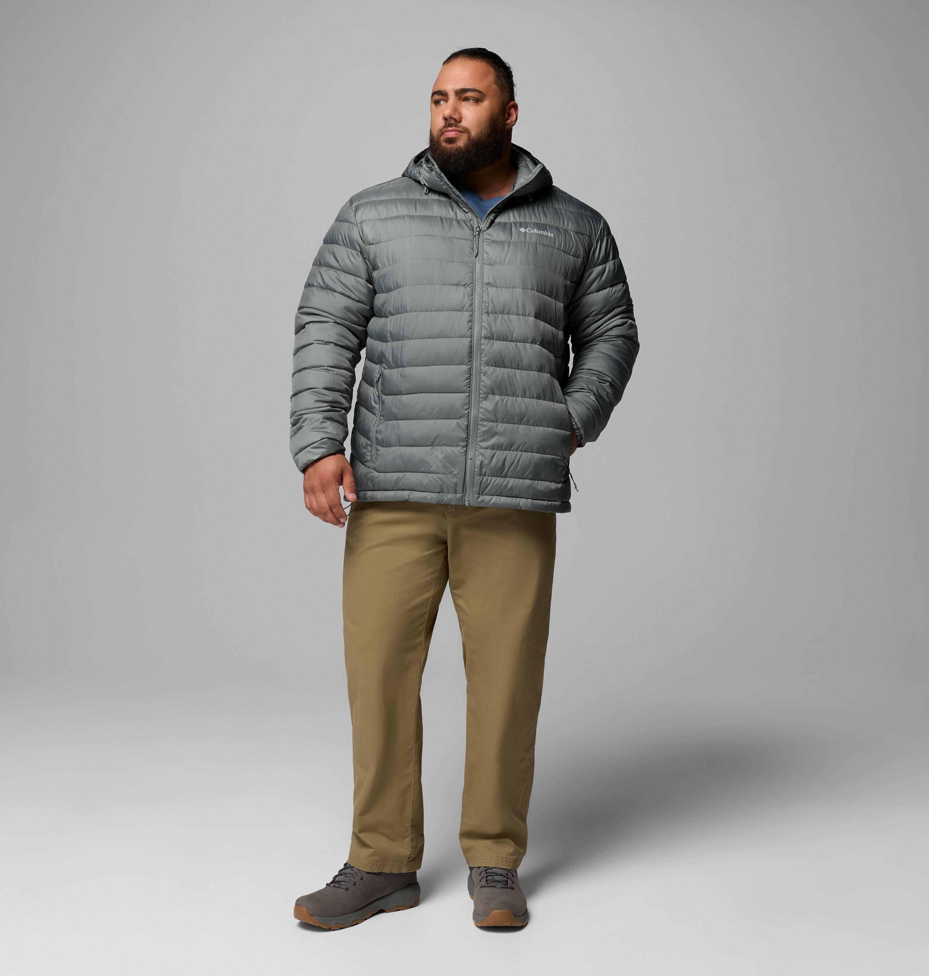 Men's Powder Lite II Hooded Jacket - Big | 343 | 1X 2