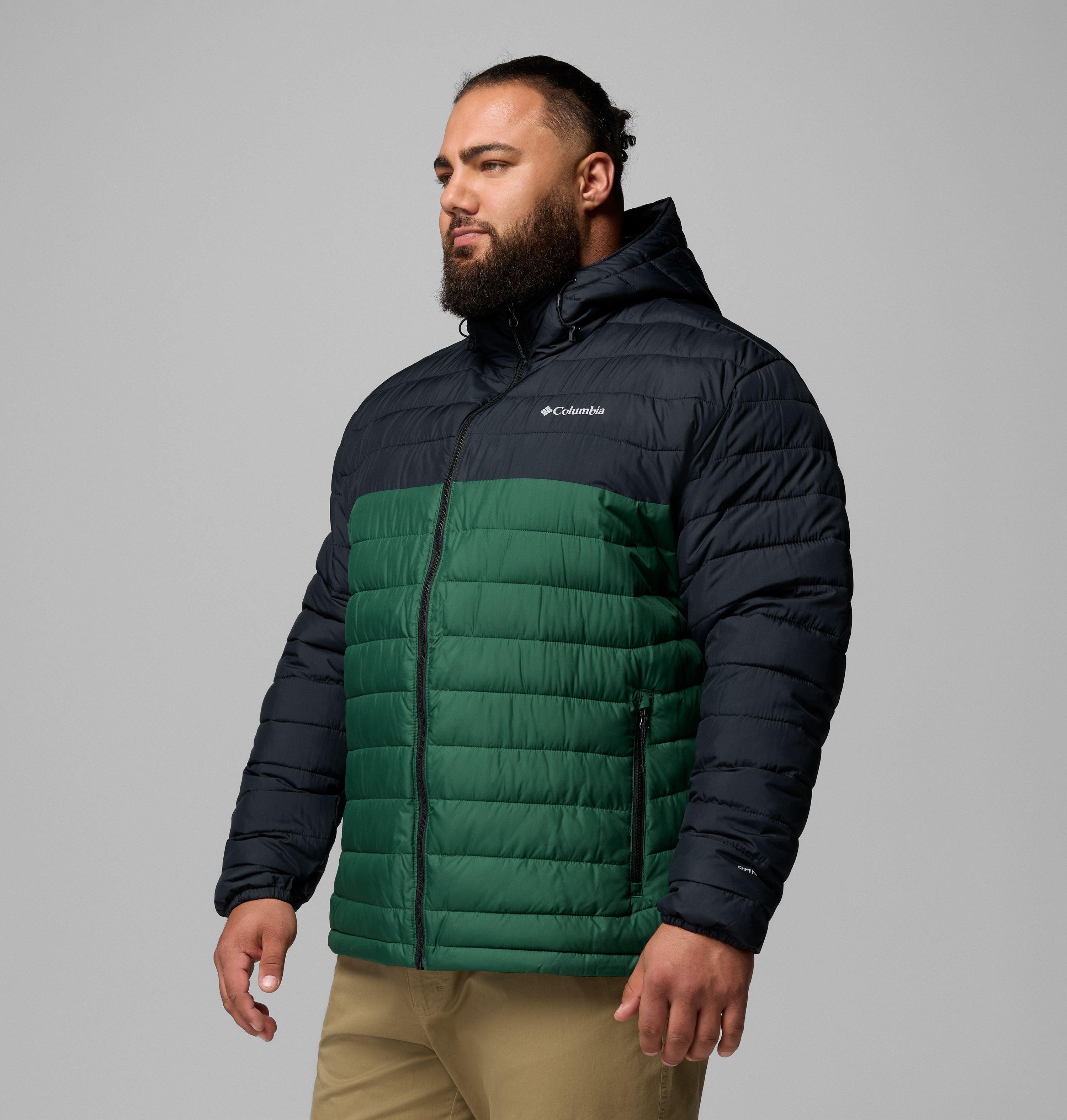 Men's Powder Lite II Hooded Jacket - Big | 376 | 2X 4