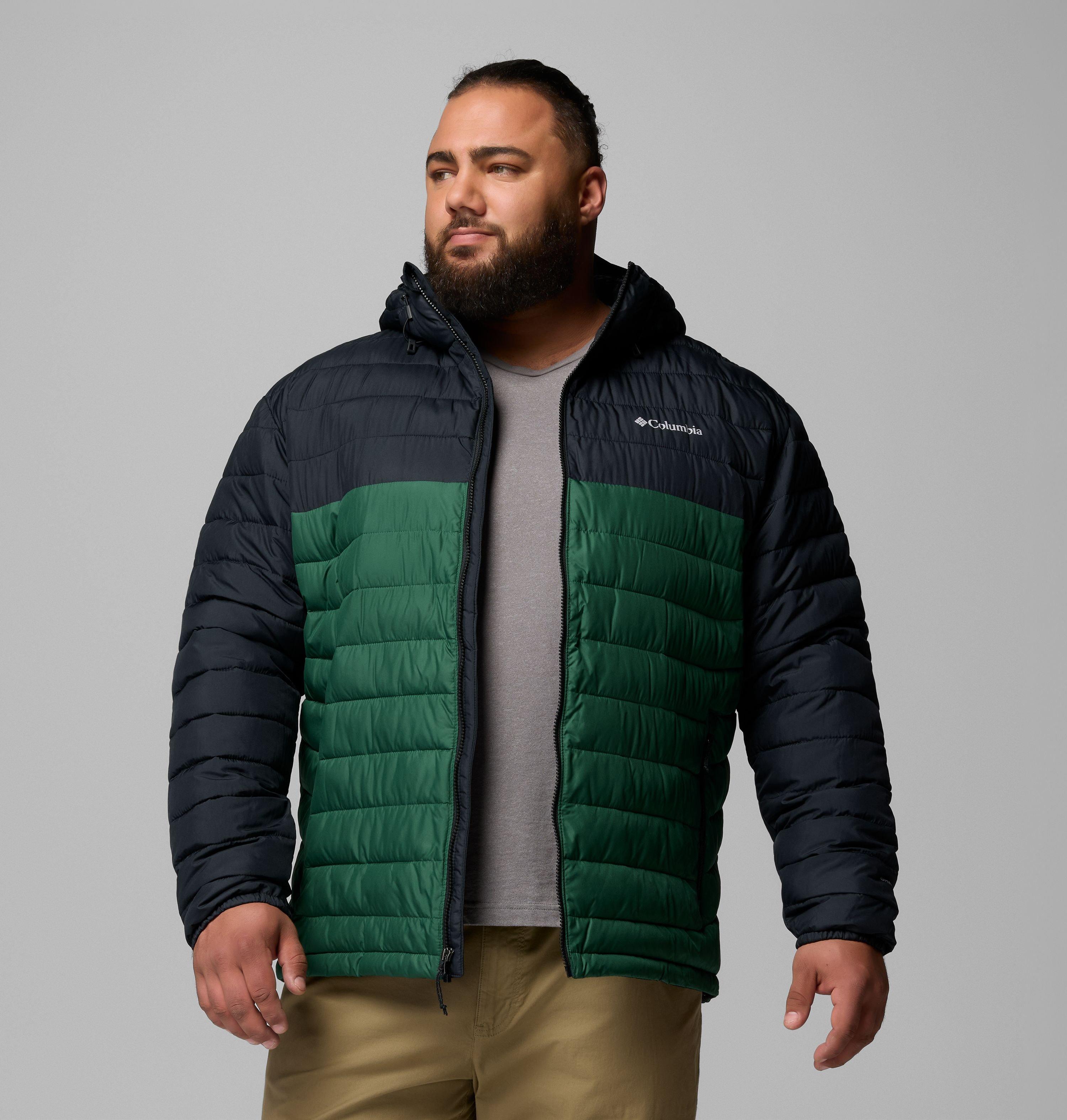 Men's Powder Lite II Hooded Jacket - Big | 376 | 2X 5