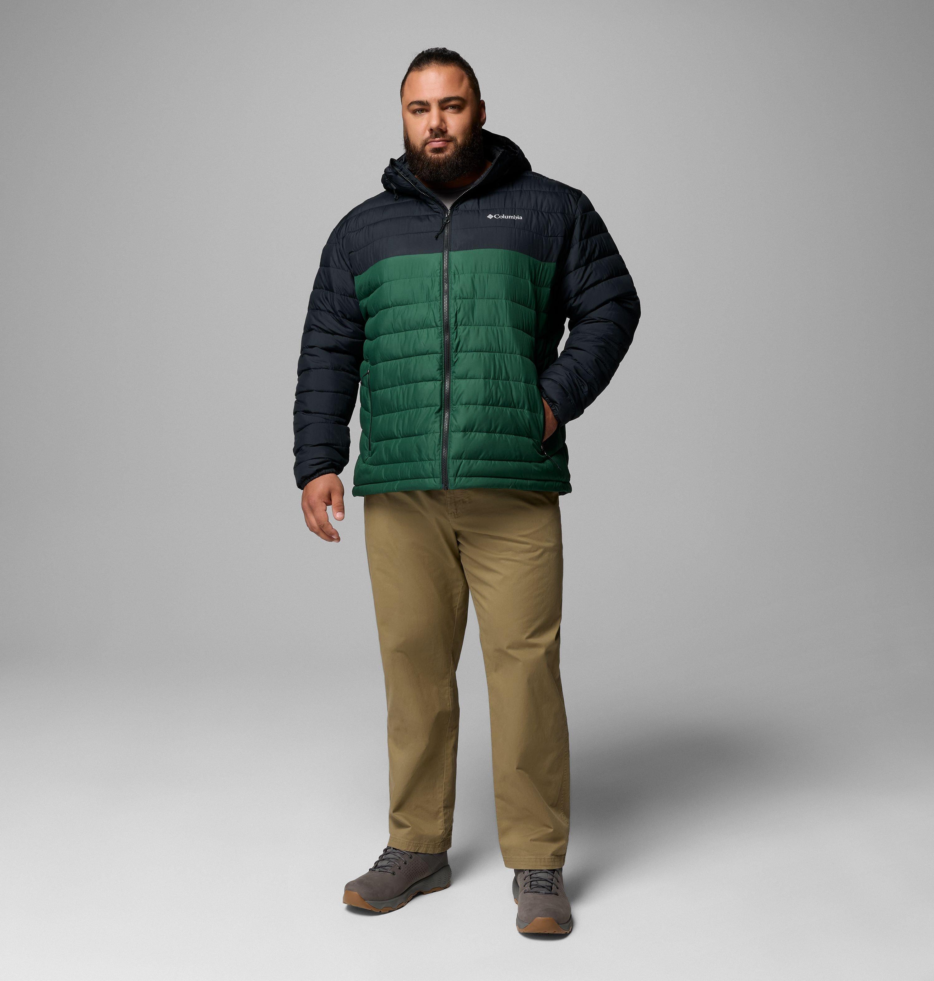 Men's Powder Lite II Hooded Jacket - Big | 376 | 2X 2