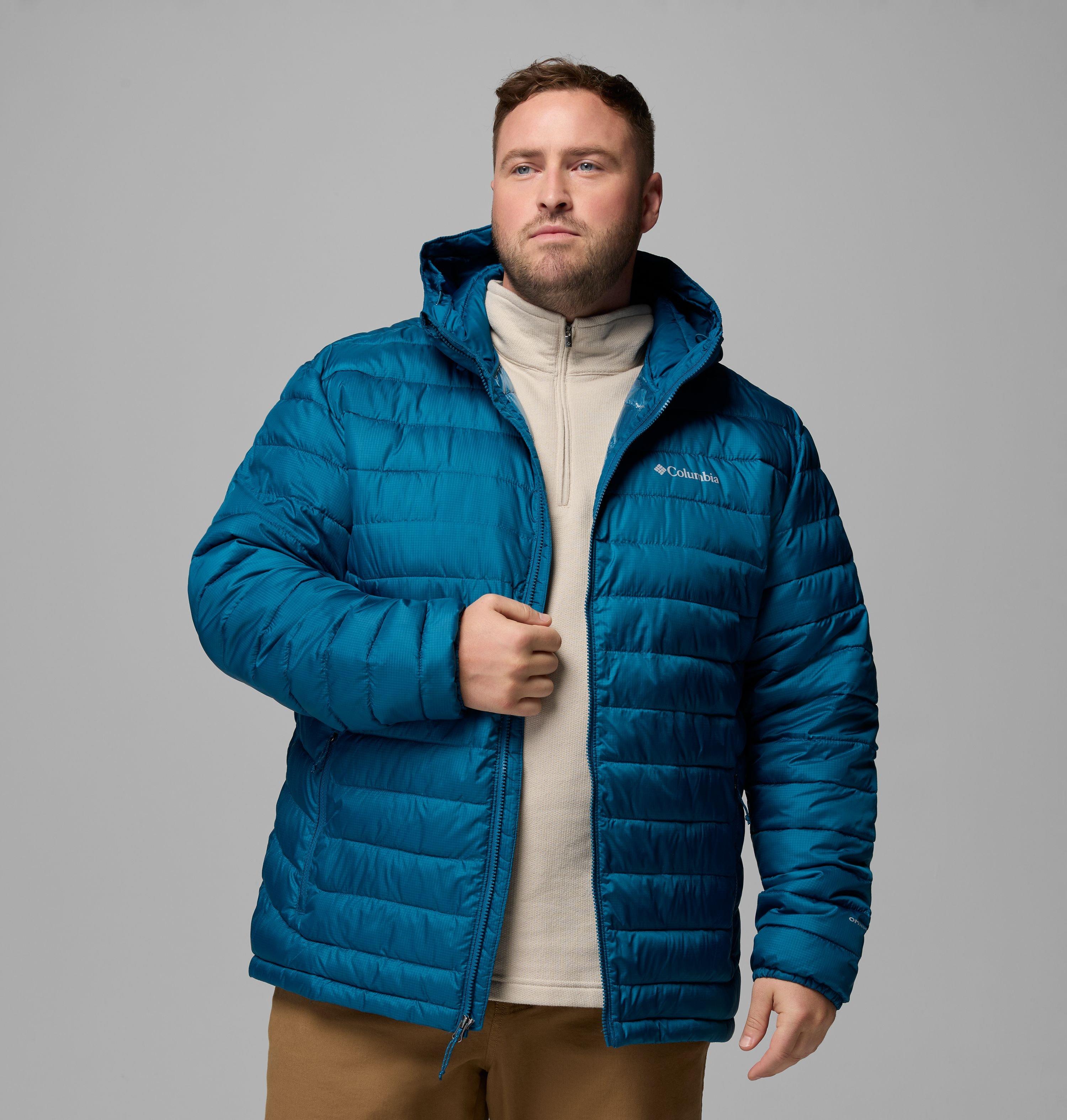 Men's Powder Lite II Hooded Jacket - Big | 443 | 1X 5