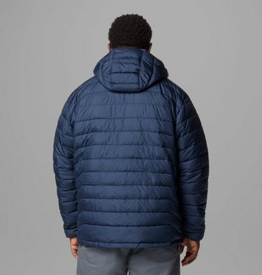 Men's Powder Lite II Hooded Insulated Jacket - Extended Size, Color: Collegiate Navy, image 8