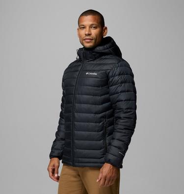 Men&rsquo;s Powder Lite II Hooded Insulated Jacket, Color: Black Ripstop, image 16