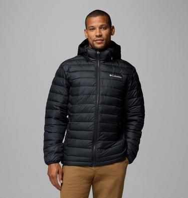 Men&rsquo;s Powder Lite II Hooded Insulated Jacket, Color: Black Ripstop, image 7