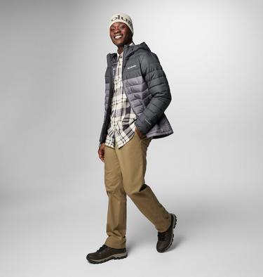 Veste Isolée à Capuche Powder Lite II Homme, Color: City Grey, Shark, image 27