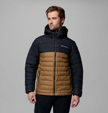 Men&rsquo;s Powder Lite II Hooded Insulated Jacket, Color: Delta, Black, image 13